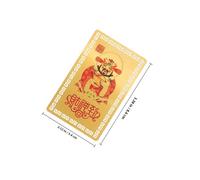 Toyvian 5 Pezzi God Of Wealth Aluminum Alloy Feng Shui Amulet Cards For Prosperity Protection Portable Purse Buddhist Charm For Year Of The Snake Auspicious Success And Luck