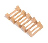 Toyvian 5 Pezzi Ponte Sanxian Bamboo Artigianale Ricambio Professionale per Strumenti Cinesi Struttura Cava per Potenziata Controllo Rumore e Durabilità per Musicisti