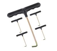 Toyvian 5 Pezzi Tiralacci Resistenti per Scarpe con Impugnatura Ergonomica Strumento per Stringere Lacci di Scarpe da Hockey Pattini Facile da Usare e Maneggiare