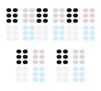 Toyvian 5 Set di Silenziatori per Batteria Controllo del Tono della Batteria Cuscinetti in Gel Smorzanti per Batteria in Silicone Silenziatore per Batteria Pezzi*5