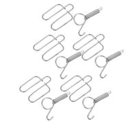 Toyvian 5 Set Ganci Molla per Porta Gabbia Coniglio Resistente Chiusura per Piccoli Animali Fissaggio Stabile Contro Aperture Accidentali Facile Installazione