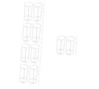 Toyvian 5 Set Staffa per Umidificatore Guardia Stagno Bagno Fontana Paraspruzzi Portatile per Umidificatore Paraspruzzi Umidificatore per Laghetto Plastica Bianca 8 Pezzi*5