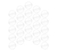 Toyvian 50 Capsule Rotonde Trasparenti Vuote da 45mm per Distributori Automatici di Giocattoli, Palline Apribili Multiuso per Bomboniere, Feste e Contenitori per Caramelle