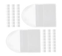Toyvian 50 Custodie Trasparenti in PVC per Monete Commemorative Protezione Durevole Portamonete per Collezione Adatte Monete Medaglie e Gettoni