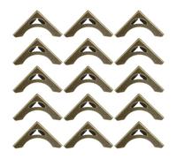 Toyvian 50 Pezzi Protezioni Angoli per Libri in Metallo Coperture Decorative Angolari Resistenti e Indeformabili per Album Scrapbooking e Menu Protezione Pratica per Bordi Libri e Fai