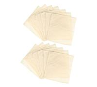 Toyvian 50 pezzi Sacchetti Spezie in Garza di Cotone con Coulisse Riutilizzabili per Filtrare Liquidi Tè e Infusi Sacchetti Filtro per Cucina e Cottura Quotidiana