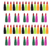 Toyvian 50 Pezzi Set Unghie Finte da Strega in Plastico per Halloween, Dita Finte Comode e Protettive per Cosplay e Feste a Tema Horror