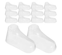 Toyvian 50 pezzi Supporti Trasparenti per Calzini Espositore per Calzini e Scarpine Organizer per Negozio Modelli per Scarpe Ragazzo Ragazza