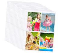 Toyvian 50 Pezzi Trasparenti per Raccoglitore Carte Proteggi Carte da Collezione per Custodie Protettive per Trading Card Facile da Inserire in Raccoglitori Standard