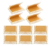 Toyvian 50 Pezzi Wedding Name Cards Hollow Heart-shaped Table Place Cards For Reception Dinner Party Blank Seating Tags Elegant Hollow Design For Wedding And Formal Events