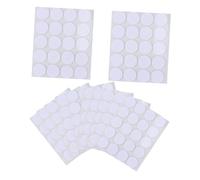 Toyvian 500 Pezzi Adesivi Biadesivi per Stoppini Candele Foam Stickers per Fissaggio Preciso Stoppini Accessori Te per Candele Sottile e Resistente al Calore Allineati e Stabili