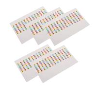 Toyvian 5pezzi Adesivi per Tastiera di Chitarra Etichette per Note di Chitarra Acustica Decalcomanie per Tasti di Violino Mappa dei Tasti Guida per Dita per Principianti Ukulele Apprendime