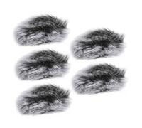 Toyvian 5pezzi Coperture in Peluche Antivento Per Microfono Coperture Flessibili Per Microfono Protezioni Pratiche Per