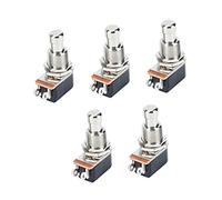 Toyvian 5pezzi Interruttore a Due Piedi Per Effetti Chitarra in Metallo Pulsante Pin Stomp Per Modifiche e Costruzioni Di Pedali Effetto