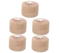 Toyvian 5pezzi Scatola Di Ricordi Legno Per Denti Da Latte e Fetal Contenitore Per Custodia Per Memorie Infantili Unico