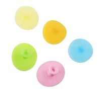 Toyvian 5pezzi Spazzola Per Shampoo in Silicone Per Ragazzo Ragazza Pettine Massaggiante Per Testa Scrubber Per Pulizia Del Cuoio Capelluto Rimuove Polvere e Untuosità