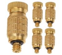 Toyvian 5pezzi Ugello Nebulizzatore Ad Pressione in Rame Testine Ugello Fontana Per Nebulizzazione Nebbia Fine Ugelli Di Ricambio Per Atomizzatore