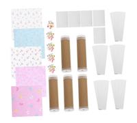 Toyvian 5sets Kit Materiali DIY per Creare Kaleidoscopi Giocattoli Educativi per Stimolano creatività e Confezione Randomizzata