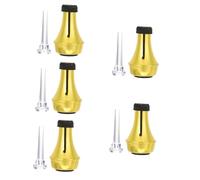 Toyvian 5sets Mute Per Tromba Professionale Leggero Accessorio Compatto Per Pratica Silenziosa Della Tromba Riduzione Del Rumore e Ottimizzazione Del Suono
