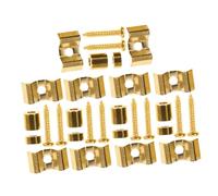 Toyvian 5sets Stabilizzatori Per Corde Inossidabile Stile Vintage Farfalla Per Chitarra Elettrica Guida Corde Con Viti Compatibile Con