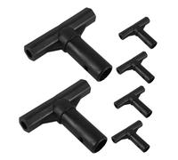 Toyvian 6 Copripalo T Shaped Plastica Resistente per Connessione Sicura e Riduzione Rumore Accessori per Stabilità e Sicurezza nel