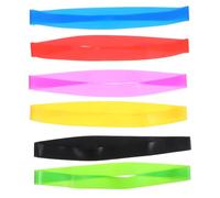 Toyvian 6 fasce per asciugamano: fasce elastiche antiscivolo per sedia da spiaggia - cinghie in silicone estensibili per sedie a sdraio da spiaggia, mare, campeggio