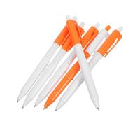 Toyvian 6 Penna a per ad penna giocattolo creativa Squirt Gun Pen Rifornimenti scolastici a 2 in 1 Scruta la scrittura plastica Arancia