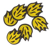 Toyvian 6 Pezzi Ammortizzatori in Silicone a Forma di Fiamma per Racchetta da Tennis, Smorzatori di Vibrazioni Leggeri e Portatili, Accessori Sportivi per Migliorare Controllo e Comfort