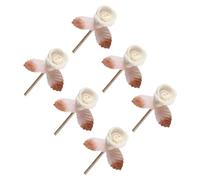 Toyvian 6 Pezzi Bastoncini Profumati in Midollino Design a Fiore per Diffusore di Fragranze Naturali, Rattan per Rinfrescare L’aria in Soggiorno e Ufficio