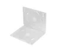 Toyvian 6 pezzi Custodie Trasparenti CD Dvd Doppie Porta Dischi Portatile con Inserti per Etichette Organizer Media Video Storage per Casa e Cinema