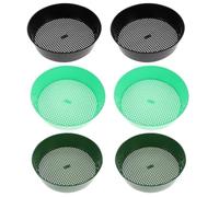 Toyvian 6 Pezzi Di Setaccio Per Terreno In Plastica Per Giardinaggio Strumento Per Setacciare Il Terreno Setaccio Rotante Per Compost Da Giardiniere