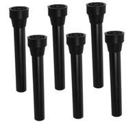 Toyvian 6 Pezzi Gambe di Ricambio per Rimbalzatore in Acciaio con Coprigambe Antiscivolo in Gomma per Stabilità e Supporto Silenzioso