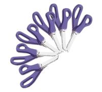 Toyvian 6 Pezzi Miniature Metal Scissors Set Blu per Dollhouse e Crafting Forbici Realistiche da Cucito Accessori per Cosplay Performance e Decorazioni Ufficio