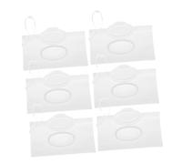 Toyvian 6 Pezzi Porta Salviette Tracolla Rinforzata in Eva per Ragazzo Ragazza Coperchio a Ribalta e Estrazione Facile Mano, per Viaggi e Bagni