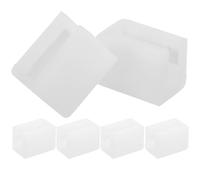 Toyvian 6 Pezzi Protezione Angoli in Silicone Trasparente Paraspigolo Antiurto per Mobili e Sicurezza e Anziani Resistente Sporco Facile da Pulire e Installare