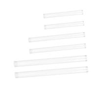 Toyvian 6 Pezzi Tubo Porta Incenso Trasparente in Acrilico con Tappo Ermetico Polvere per Bastoncini Profumati Supporto Incenso Portatile e Protettivo per Casa e Viaggio