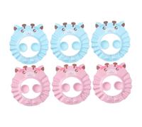 Toyvian 6 Pz Cuffia Da Doccia Visiera Per Bagnetto Cappucci Per Shampoo Per Bambini Cappello Shampoo Per Adulti Cuffia Da Bagno Per Baby Shower Bambino Eva Impermeabile ia Per