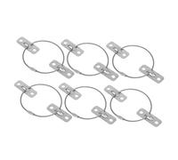 Toyvian 6 Set Dispositivo di fissaggio anti-tilt Ancoraggi a parete per la sicurezza dei mobili Ancora di mobili per la sicurezza dei ancore a parete Acciaio inossidabile Argento