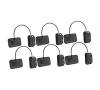 Toyvian 6 Set Serratura a Combinazione a Ruote Serratura Del Frigorifero e Per La Sicurezza Bambini Lega Di Zinco Bambino Lucchetto Per Bambini Blocco