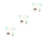 Toyvian 60pezzi Decorazioni Compleanno Per Torte Topper Cartone Con Mongolfiere e Aerei Per Feste Di Compleanno e Shower Di Cake Picks Per Ragazzo Ragazza