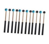 Toyvian 6paia of Marimba Mallets with Ergonomic Handle Percussion Drumsticks for Beginners Wood and Design