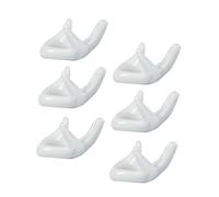 Toyvian 6pezzi Accessori Ceramici Per Esposizione Ocarina Base Porta Ocarina Forma Di Mano Per Strumento Musicale Per Decorazione Casa Bianco