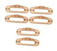 Toyvian 6pezzi Anello Pickup Per Chitarra Elettrica Tl Supporto Di Acero Per Pickup Single Coil Con Interni Da Accessorio Per Riparazioni e Personalizzazioni Strumenti Musicali