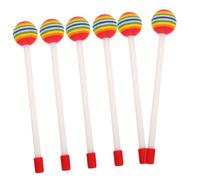 Toyvian 6pezzi Bacchetta in Plastica Leggera Per Principianti Da Allenamento Per Ragazzo Ragazza Accessorio Per Bacchette Per Strumenti a Percussione Lingua e Xilofoni