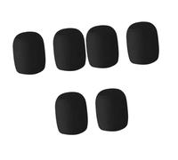 Toyvian 6pezzi Copertura Antivento Per Microfono Spugna Spessa Protezione Da Polvere e Rumore Per Microfoni Mano Facile Da Installare e Utilizzare Materiale Spugna Ad Alta Densità