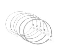 Toyvian 6pezzi Corde Elettriche Per Basso Acciaio Nichelato Set Sostituzione Per Strumenti Musicali Sonorità Chiara e Duratura Pratiche e Leggere Adatte Per Musicisti Movimento