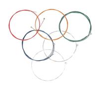 Toyvian 6pezzi Corde Per Chitarra Acustica in Acciaio Inossidabile Di Corde Suono Brillante e Risonanza Ampia Per Principianti e Chitarristi Che Costruiscono La Propria Chitarra