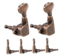 Toyvian 6pezzi Electric Bass Locking Tuners for Compatibility Accurate Tuning Key Tool for Left and Right-handed Musicians Swift String Replacement and Easy Installation