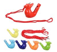 Toyvian 6pezzi Fischietto Ad Forma in Strumento Rumoroso Per Feste Bomboniere Per Uccelli Da