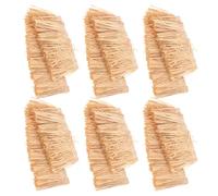 Toyvian 6pezzi Paglia Artificiale per Coperture in Miniatura Materiale per Coperture in Paglia Finta Decorazione Tetto Casa per Fai da Te Erba Sintetica per Coperture Artificiale da Fai